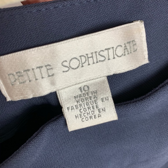 VINTAGE PETITE SOPHISTICATE Pencil Skirt Dark Gray EVC - Picture 6 of 8